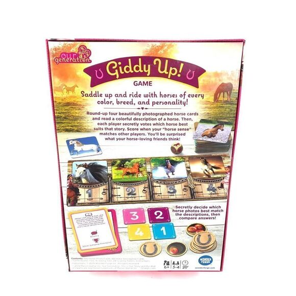 Giddy Up Game Wonder Forge Our Generation Horse Game New In Box - Picture 3 of 5